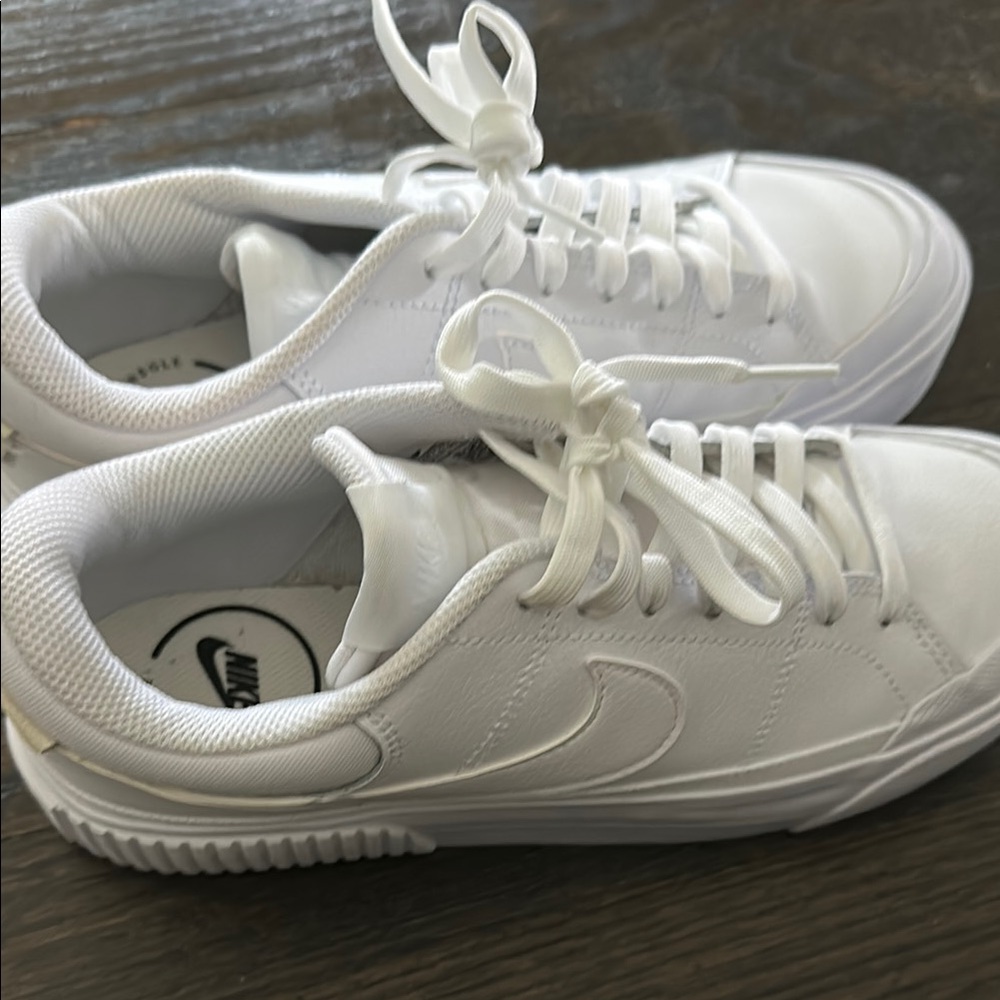Nike White Low-Top Sneakers